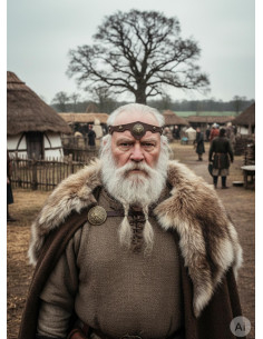 Kroon Celtic-Viking Crann Bethadh in bruin 2
