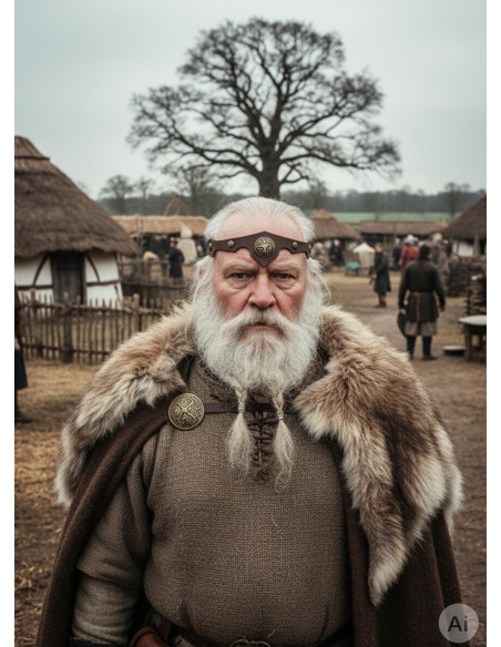 Celtic-Viking Tiara Crann Bethadh i brun
