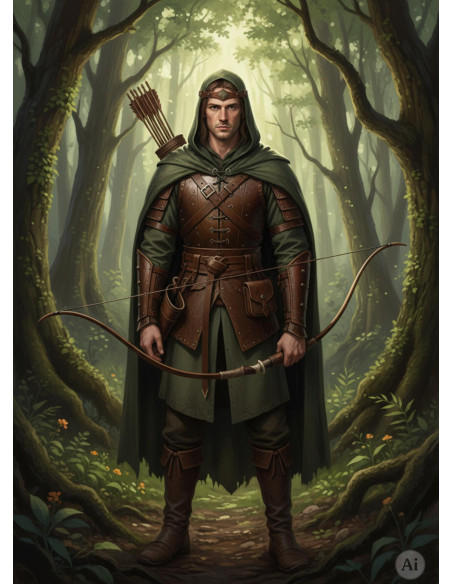 Tiara medieval Florian del bosque en...