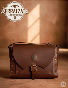 Bolso Explorador, tipo bandolera, en marrón 2