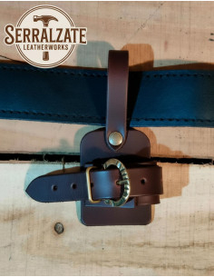 Gürtelholster für Dolche und Messer, braun 2