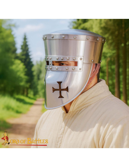 Ritterhelm des Templerritters aus dem...