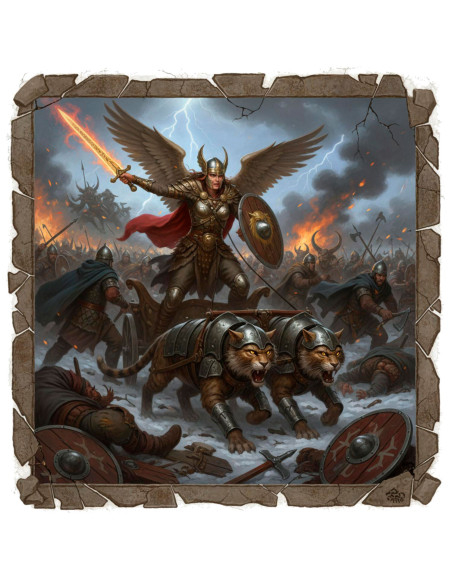 Hvid dame T-shirt med Freya,...