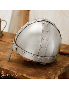 Wikingerhelm mit Nasal Spanghelm, mit Lederfutter (Stärke... 2