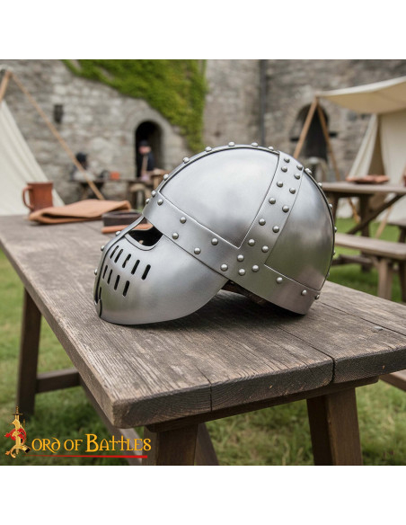 Spangenhelm-Harnischhelm für Ritter,...