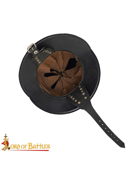 Spanischer Morion mit Federkamm aus...