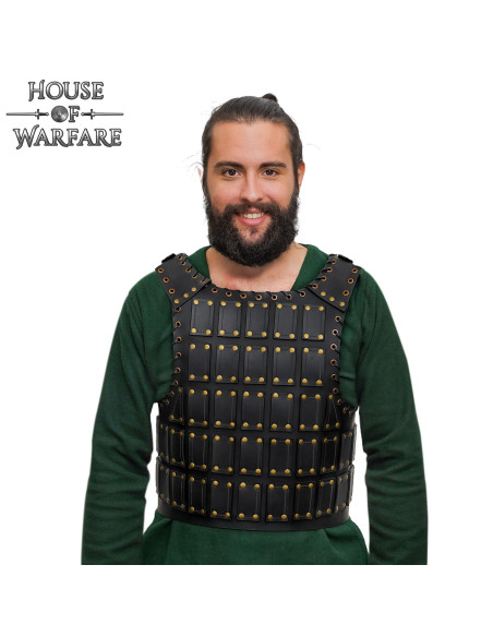 Brigantina medieval en cuero modelo...