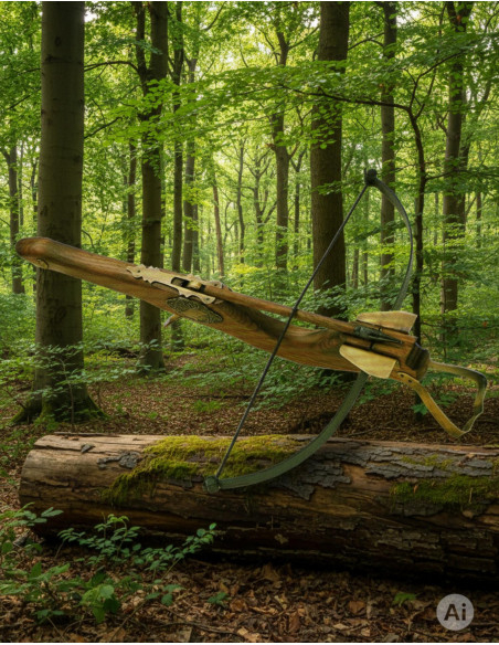 Middeleeuwse kruisboog, 45 cm.