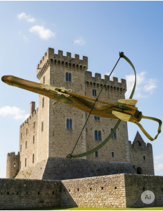 Mittelalterliche Armbrust, 45 cm. 2
