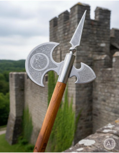 Gealterte mittelalterliche Axt, 61 cm. 2
