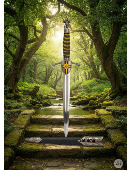 Templar Dagger med rustningsvåben