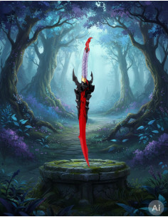 Espada corta no oficial Ira de Kamish, Solo Leveling,... 2