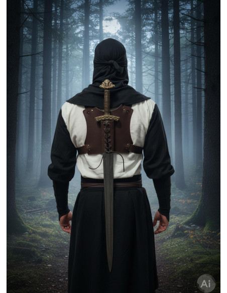 Ninja Rugzak voor een zwaard, bruin