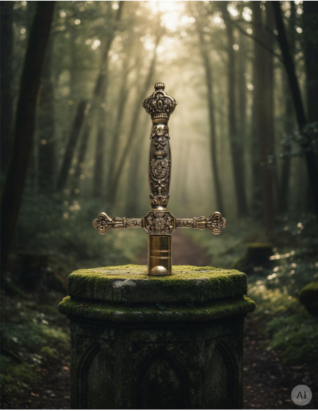 Espadín ceremonial con vaina