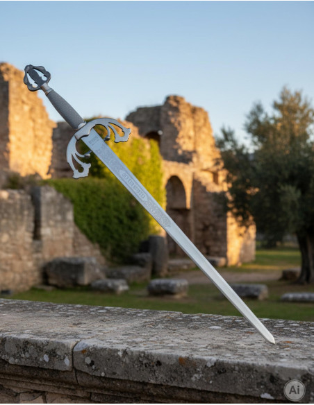 Tizona Cid Schwert, rustikales Finish