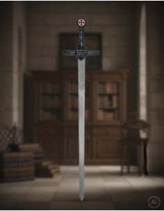 Espada Templaria, hoja rústica 2