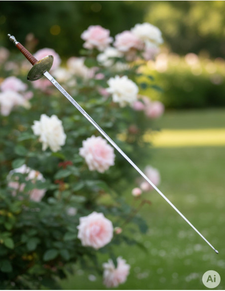 Floret Frances dekorativ, nikkelbelagt