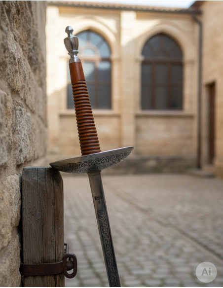 Florete Frances decorativo, niquelado