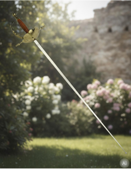 Dekorativ Castañeta-fløjte, latoniseret