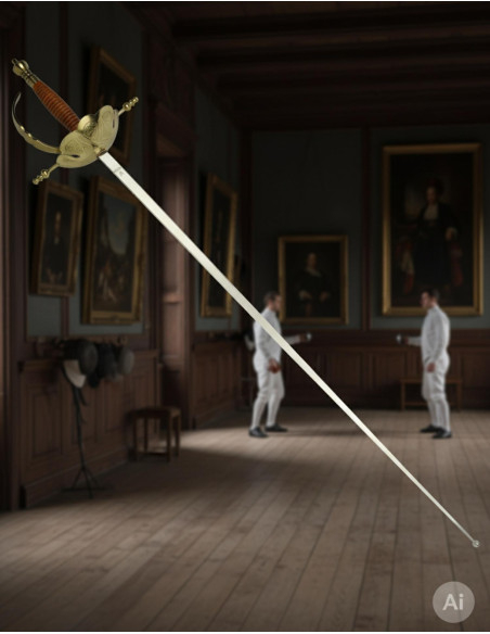 Decoratief Castañeta-floret, verguld