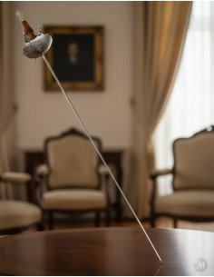 Colonial dekorativ florett, nikkelbelagt 2