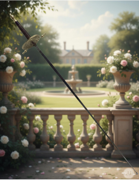 Dekoratives Muschel-Florett, goldfarben