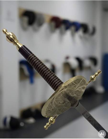 Dekoratives Muschel-Florett, goldfarben