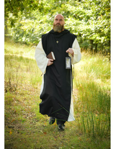 Monnikenpakje Anselmo zwart-natuurlijk kleur