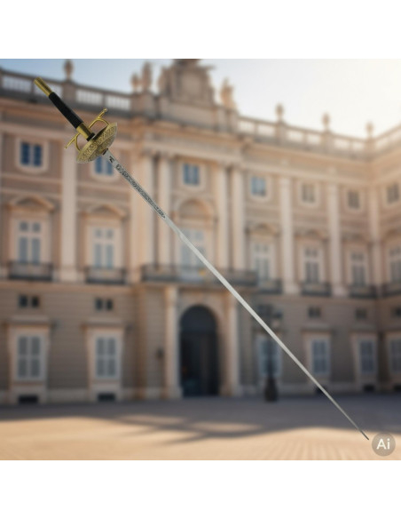 Guldspyd dekorativt spyd, guld