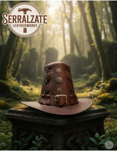 Sombrero Johann el Cazador de Brujas Deluxe, marrón