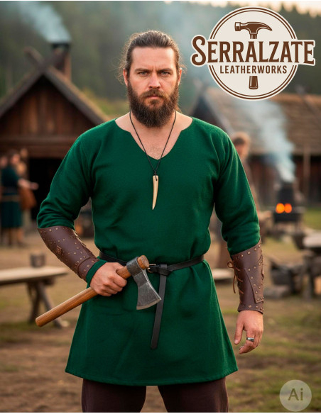 Soldatenarmbänder Hernán aus braunem...