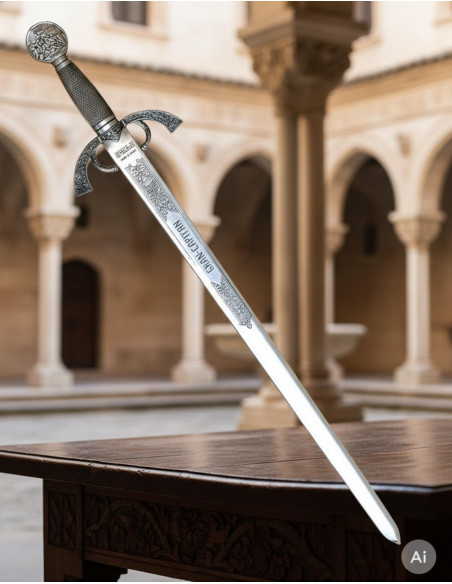 Groot kapiteinszwaard, zilver Groot kapiteinszwaard, zilver