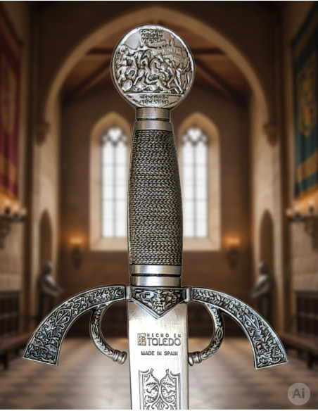 Groot kapiteinszwaard, zilver Groot kapiteinszwaard, zilver