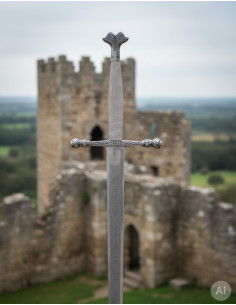 Espada Carlos V, hoja rústica grabada 2