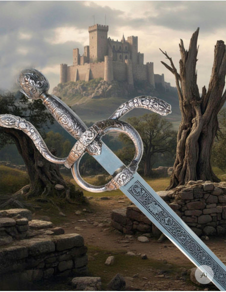 Espada Decorativa Felipe II - Acabado...