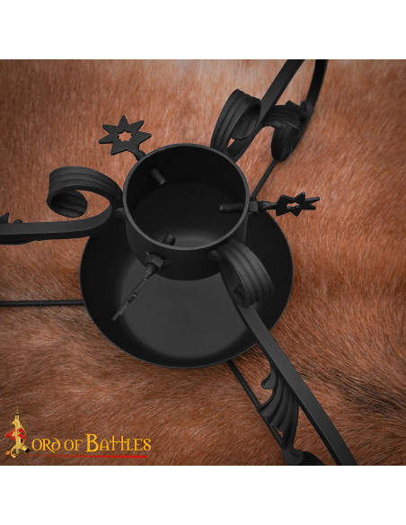 Soporte forjado para árbol de Navidad...