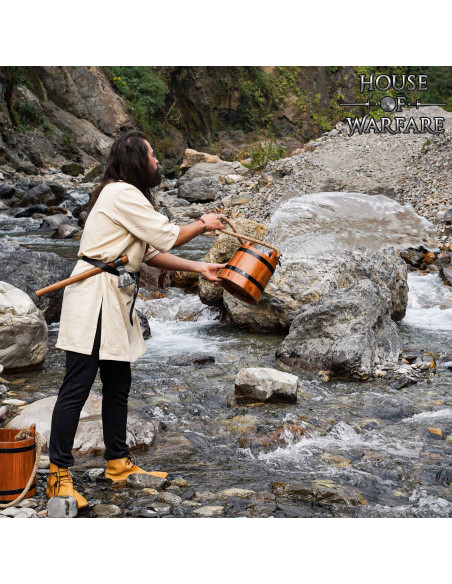 Rustieke houten wateremmer,...