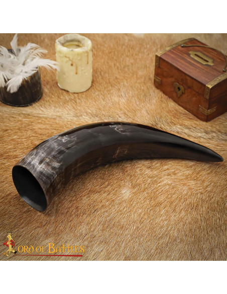 Vikingeskibs horn til at drikke...