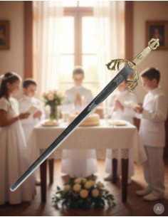 Espada Tizona para comuniones (con texto personalizado...