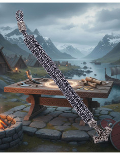 Paracord armband met Thor's metalen hamer