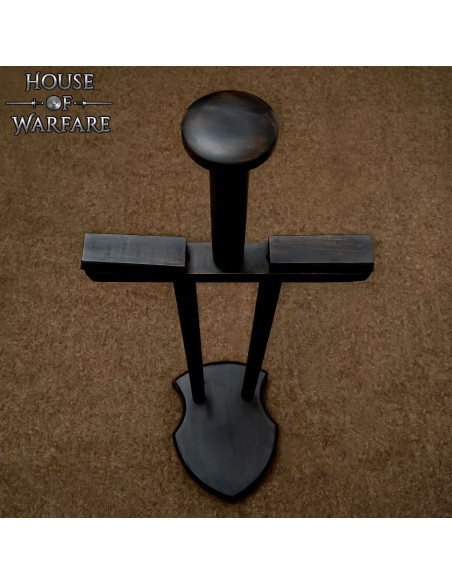 Holzhalterung für Rüstungen,...