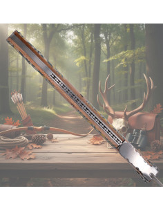 Nøglekniv dekoreret Third fra serien Mapple Wood (24 cm.) 2