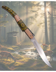 Karrikkniv dekoreret Third fra serien Træ Ahorn (24 cm.)