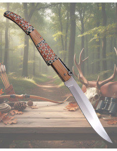 Navaja carraca taracea Third fra serien Madera Arce (24 cm.)