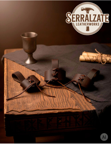 Tahali Viking om hoorn te dragen, bruin