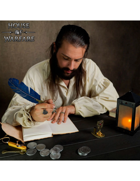 Rustikt middelalderligt dagbog med...