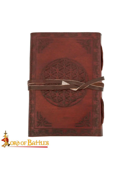 Diario medieval tapa en cuero diseño...