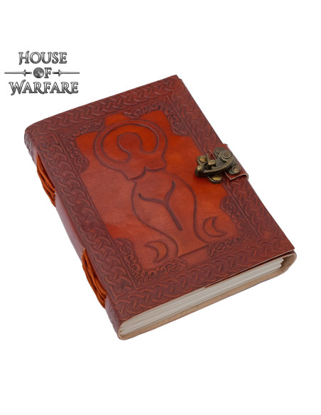 Diario medieval tapa cuero repujado...