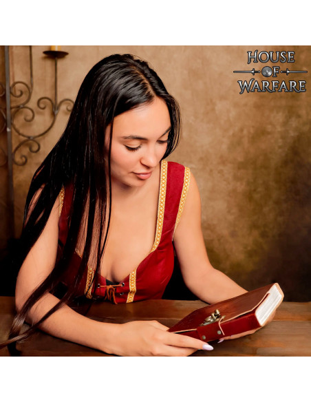 Diario medieval tapa cuero repujado...