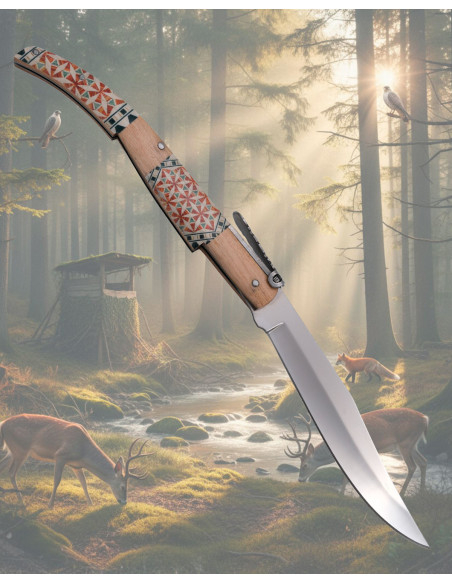 Naaimachine met derde mango versierd...